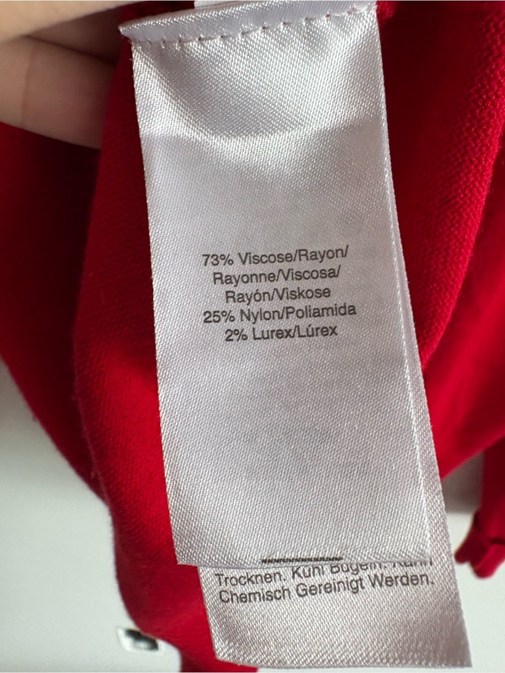 DKNY Red Logo Sweater Large Graphic Knit Crewneck - Picture 4 of 8